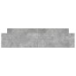 vidaXL Estructura de cama con cabecero piecero gris hormigón 200x200cm vidaXL Estructura de cama con cabecero piecero gris hormigón 200x200cm