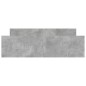 vidaXL Estructura de cama con cabecero piecero gris hormigón 150x200cm vidaXL Estructura de cama con cabecero piecero gris hormigón 150x200cm