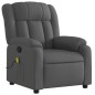 vidaXL Sillón de masaje reclinable de tela gris oscuro vidaXL Sillón de masaje reclinable de tela gris oscuro