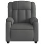 vidaXL Sillón de masaje reclinable de tela gris oscuro vidaXL Sillón de masaje reclinable de tela gris oscuro