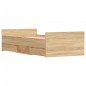 vidaXL Estructura de cama con cabecero piecero roble Sonoma 90x200 cm vidaXL Estructura de cama con cabecero piecero roble Sonoma 90x200 cm