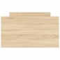 vidaXL Estructura de cama con cabecero piecero roble Sonoma 90x200 cm vidaXL Estructura de cama con cabecero piecero roble Sonoma 90x200 cm