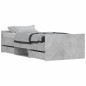 vidaXL Estructura de cama con cabecero piecero gris hormigón 90x190cm vidaXL Estructura de cama con cabecero piecero gris hormigón 90x190cm