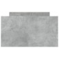 vidaXL Estructura de cama con cabecero piecero gris hormigón 90x190cm vidaXL Estructura de cama con cabecero piecero gris hormigón 90x190cm