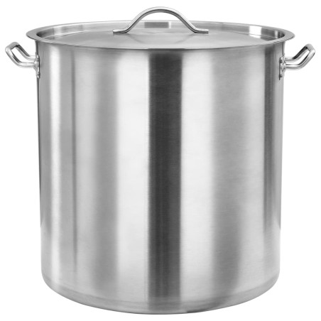 vidaXL Olla de acero inoxidable 71 L 45x45 cm