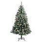 vidaXL Árbol de Navidad artificial con bisagras 300 LED y bolas 210 cm vidaXL Árbol de Navidad artificial con bisagras 300 LED y bolas 210 cm
