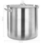 vidaXL Olla de acero inoxidable 71 L 45x45 cm vidaXL Olla de acero inoxidable 71 L 45x45 cm