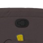 vidaXL Sillón de masaje reclinable de tela marrón oscuro vidaXL Sillón de masaje reclinable de tela marrón oscuro