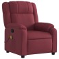 vidaXL Sillón de masaje reclinable de tela color vino tinto vidaXL Sillón de masaje reclinable de tela color vino tinto