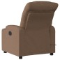 vidaXL Sillón reclinable con masaje de tela marrón vidaXL Sillón reclinable con masaje de tela marrón