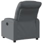 vidaXL Sillón reclinable de cuero sintético gris vidaXL Sillón reclinable de cuero sintético gris