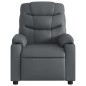 vidaXL Sillón reclinable de cuero sintético gris vidaXL Sillón reclinable de cuero sintético gris