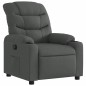 vidaXL Sillón reclinable de tela gris oscuro vidaXL Sillón reclinable de tela gris oscuro