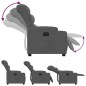 vidaXL Sillón reclinable de tela gris oscuro vidaXL Sillón reclinable de tela gris oscuro