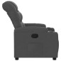 vidaXL Sillón reclinable de tela gris oscuro vidaXL Sillón reclinable de tela gris oscuro