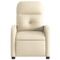 vidaXL Sillón reclinable de tela crema vidaXL Sillón reclinable de tela crema