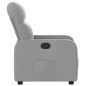 vidaXL Sillón reclinable de tela gris claro vidaXL Sillón reclinable de tela gris claro