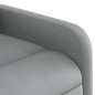 vidaXL Sillón reclinable de tela gris claro vidaXL Sillón reclinable de tela gris claro