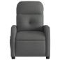 vidaXL Sillón de masaje reclinable de tela gris oscuro vidaXL Sillón de masaje reclinable de tela gris oscuro