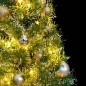 vidaXL Árbol de Navidad artificial con 150 LEDs bolas y nieve 150 cm vidaXL Árbol de Navidad artificial con 150 LEDs bolas y nieve 150 cm