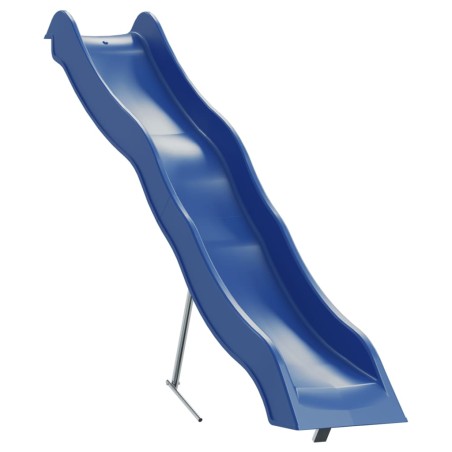 vidaXL Tobogán infantil polipropileno azul 210x40 cm