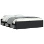 vidaXL Estructura de cama negra 140x190 cm vidaXL Estructura de cama negra 140x190 cm