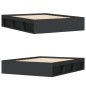 vidaXL Estructura de cama negra 140x190 cm vidaXL Estructura de cama negra 140x190 cm