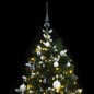 vidaXL Árbol de Navidad artificial con bisagras 300 LED y bolas 180 cm vidaXL Árbol de Navidad artificial con bisagras 300 LED y bolas 180 cm