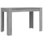 vidaXL Mesa de comedor madera de ingeniería Sonoma gris 120x60x76 cm vidaXL Mesa de comedor madera de ingeniería Sonoma gris 120x60x76 cm