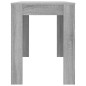 vidaXL Mesa de comedor madera de ingeniería Sonoma gris 120x60x76 cm vidaXL Mesa de comedor madera de ingeniería Sonoma gris 120x60x76 cm