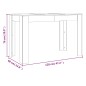 vidaXL Mesa de comedor madera de ingeniería Sonoma gris 120x60x76 cm vidaXL Mesa de comedor madera de ingeniería Sonoma gris 120x60x76 cm