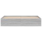 vidaXL Estructura de cama gris Sonoma 180x200 cm vidaXL Estructura de cama gris Sonoma 180x200 cm