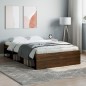 vidaXL Estructura de cama marrón roble 120x190 cm vidaXL Estructura de cama marrón roble 120x190 cm