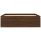 vidaXL Estructura de cama marrón roble 120x190 cm vidaXL Estructura de cama marrón roble 120x190 cm