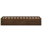 vidaXL Estructura de cama marrón roble 120x190 cm vidaXL Estructura de cama marrón roble 120x190 cm