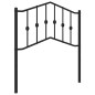 vidaXL Cabecero de metal negro 80 cm vidaXL Cabecero de metal negro 80 cm
