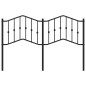 vidaXL Cabecero de metal negro 150 cm vidaXL Cabecero de metal negro 150 cm
