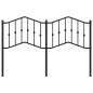 vidaXL Cabecero de metal negro 135 cm vidaXL Cabecero de metal negro 135 cm