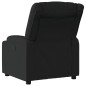 vidaXL Sillón reclinable de tela negro vidaXL Sillón reclinable de tela negro