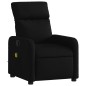 vidaXL Sillón reclinable de masaje de tela negro vidaXL Sillón reclinable de masaje de tela negro