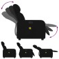 vidaXL Sillón reclinable de masaje de tela negro vidaXL Sillón reclinable de masaje de tela negro