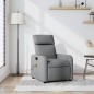 vidaXL Sillón reclinable de masaje de tela gris claro vidaXL Sillón reclinable de masaje de tela gris claro