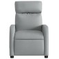 vidaXL Sillón reclinable de masaje de tela gris claro vidaXL Sillón reclinable de masaje de tela gris claro