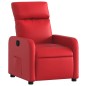 vidaXL Sillón reclinable de cuero sintético rojo vidaXL Sillón reclinable de cuero sintético rojo