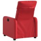 vidaXL Sillón reclinable de cuero sintético rojo vidaXL Sillón reclinable de cuero sintético rojo