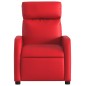 vidaXL Sillón reclinable de cuero sintético rojo vidaXL Sillón reclinable de cuero sintético rojo