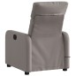 vidaXL Sillón de masaje reclinable de tela gris taupé vidaXL Sillón de masaje reclinable de tela gris taupé