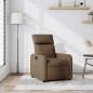 vidaXL Sillón reclinable de tela marrón vidaXL Sillón reclinable de tela marrón