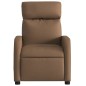 vidaXL Sillón reclinable de tela marrón vidaXL Sillón reclinable de tela marrón