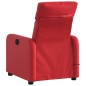 vidaXL Sillón de masaje reclinable cuero sintético rojo vidaXL Sillón de masaje reclinable cuero sintético rojo